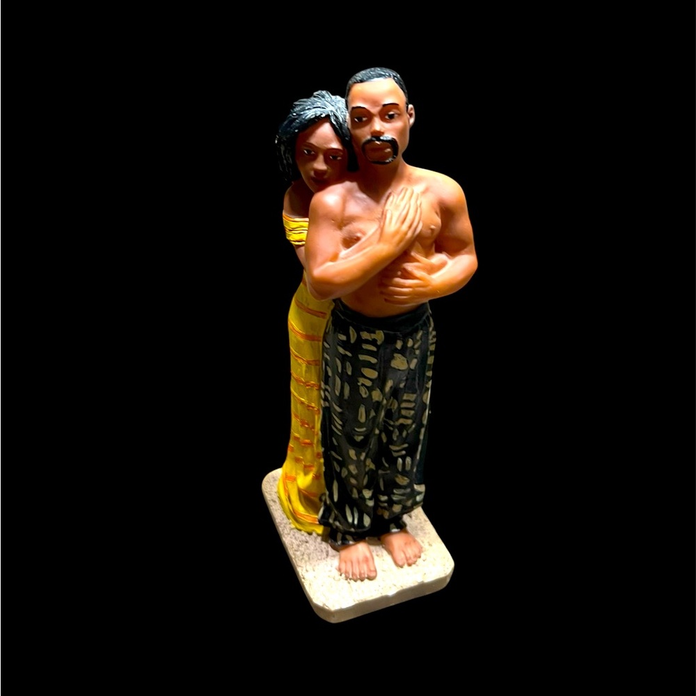 Ebony Treasures Collection African American Couple Romantic Figurine